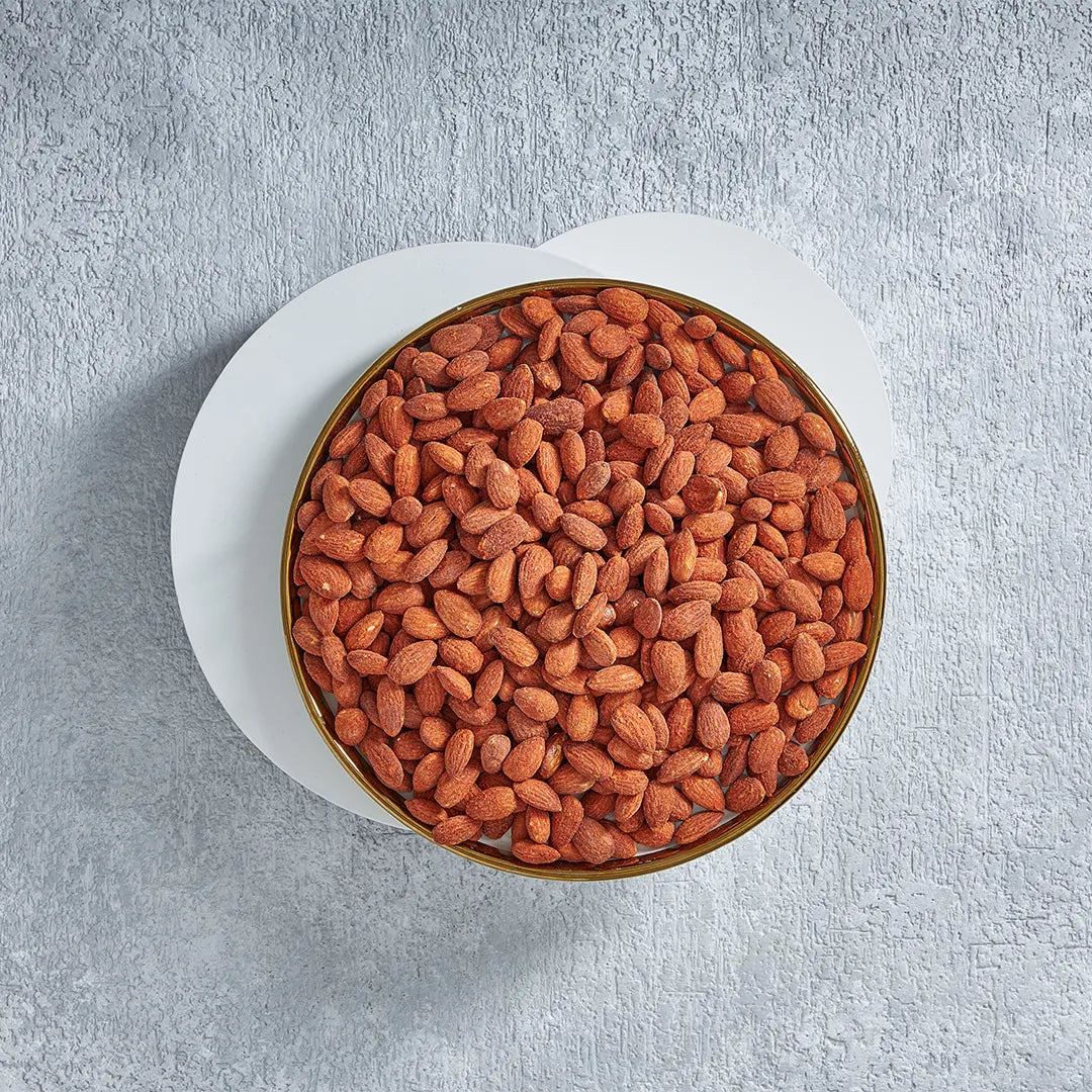 American smoked almonds