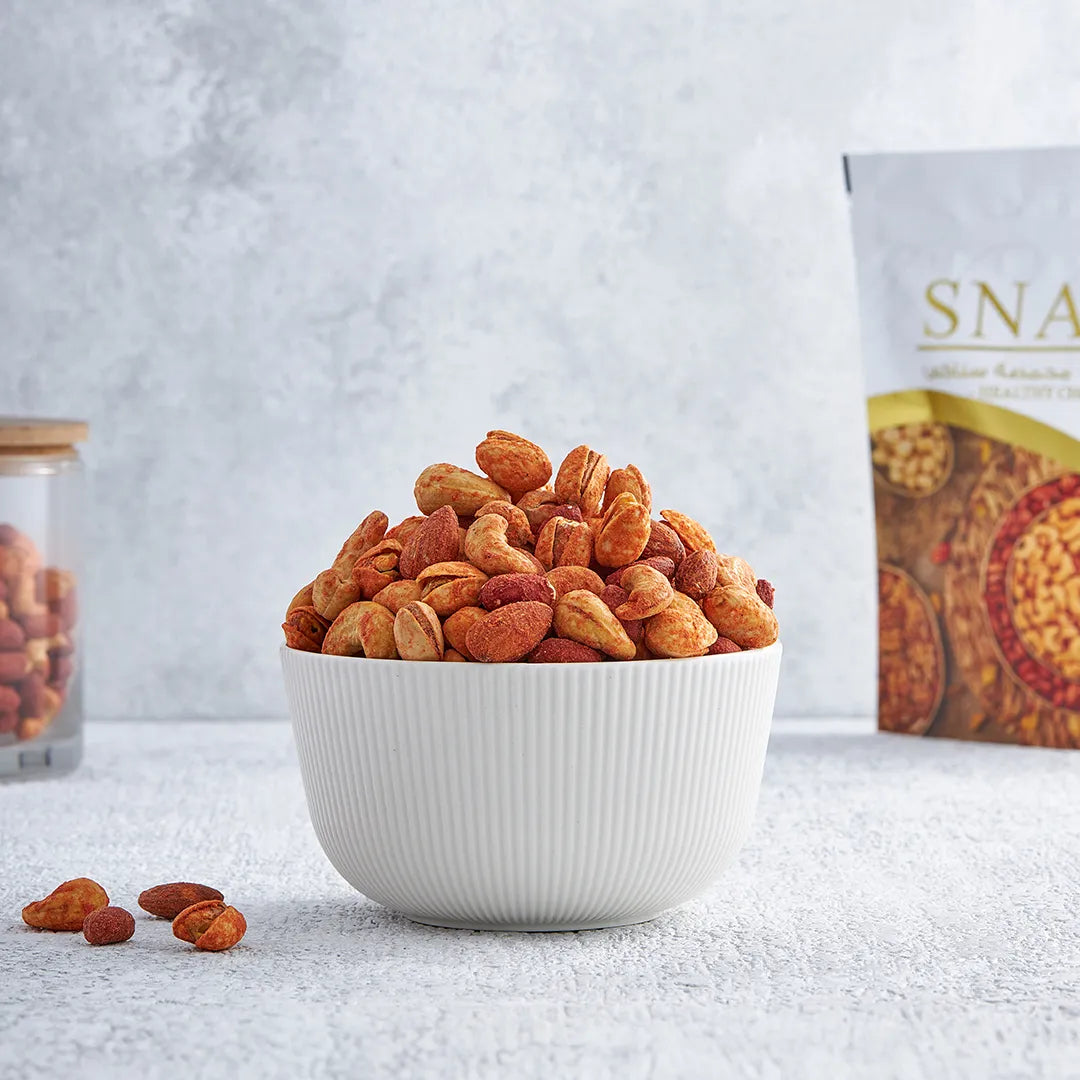 Smoked mixed nuts