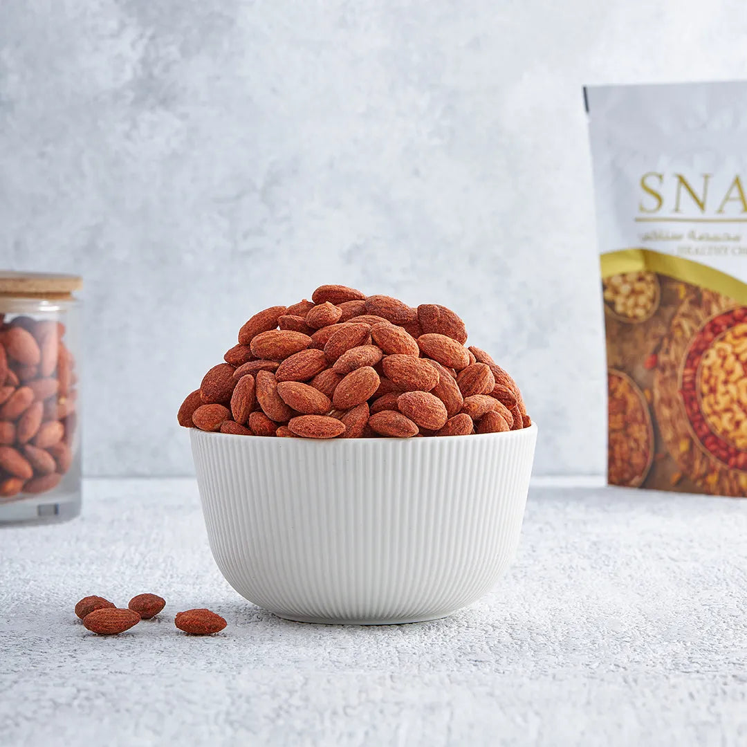 American smoked almonds