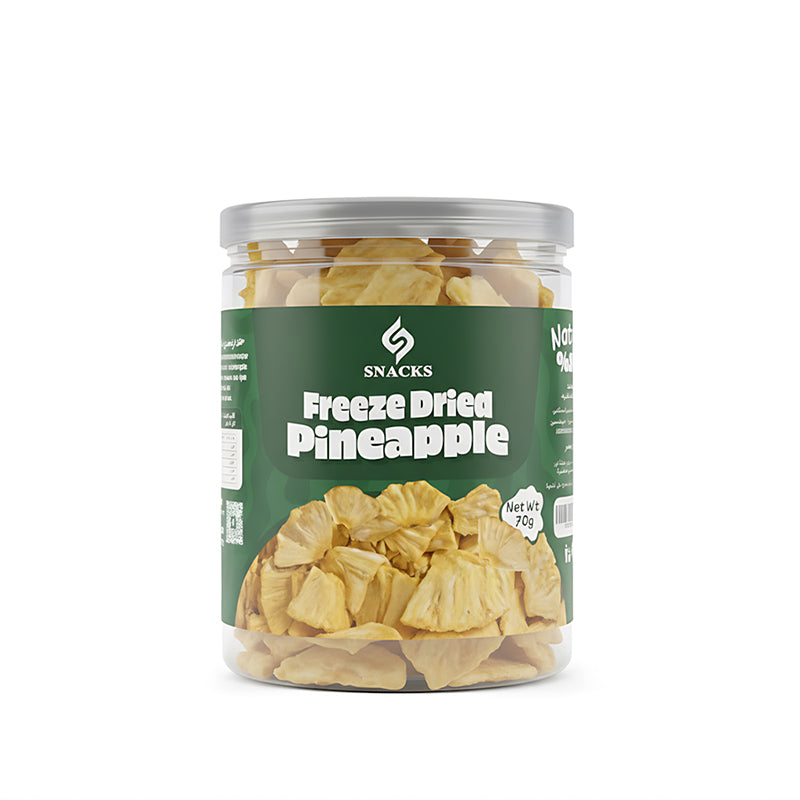 أناناس مجفف بالحرارة قطع استوائية – محمصة سناكس (heat-dried pineapple)