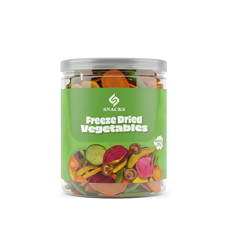 خضروات مجففة بالتبريد مقرمشة – (freeze dried vegetables mix)