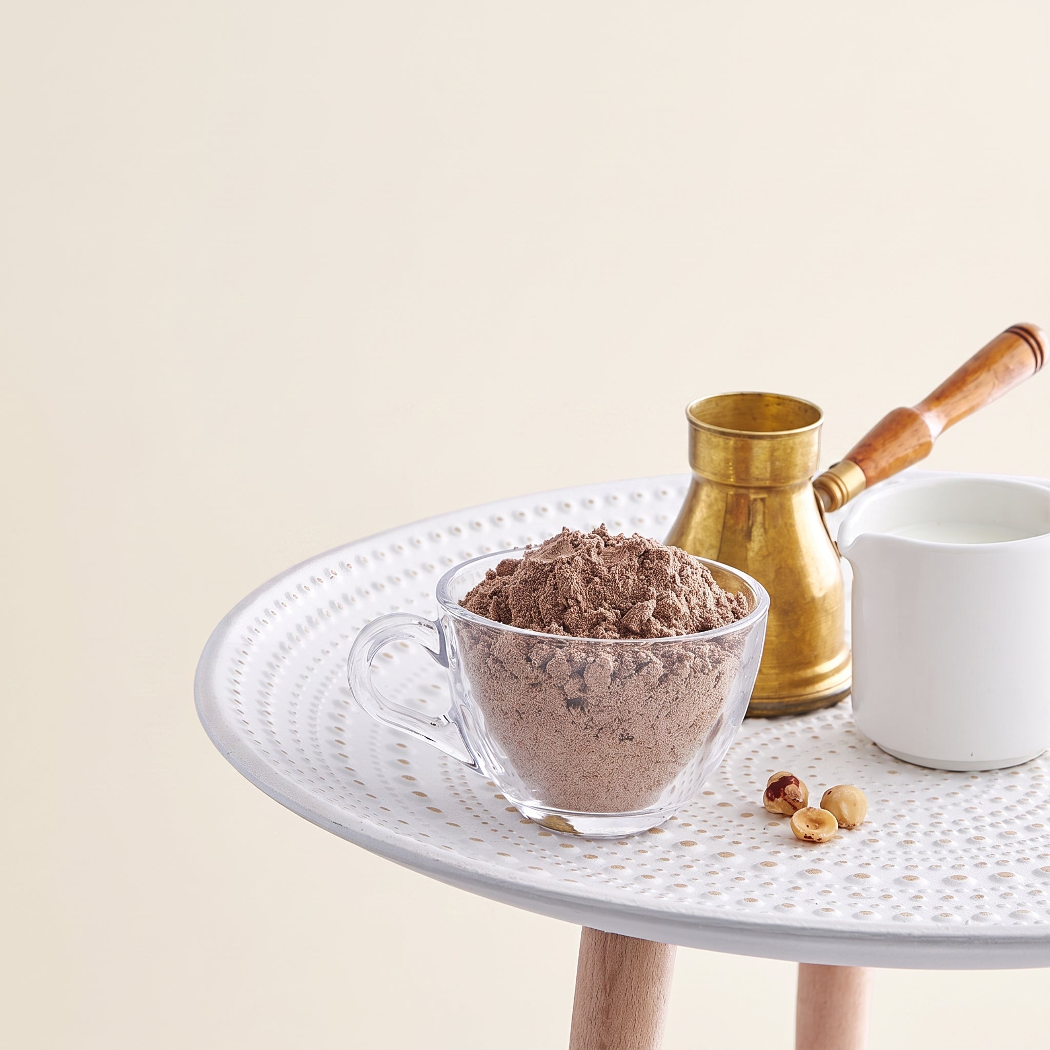قهوة بندق فاخرة – بن مطحون طازج بنكهة وقطع البندق الغنية
