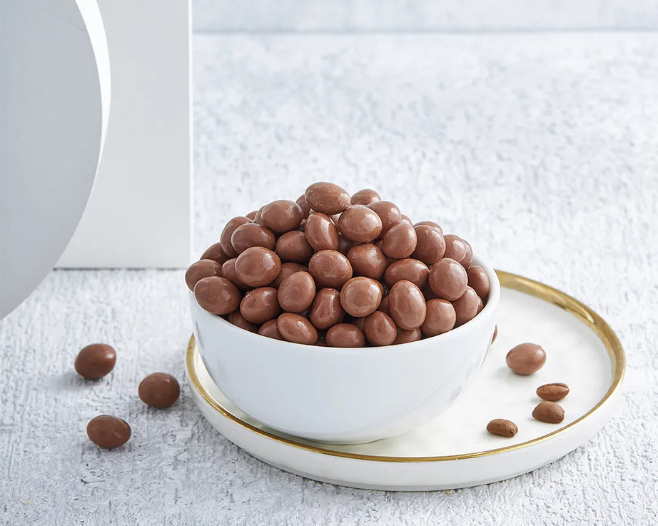 حبوب قهوة بالشوكولا