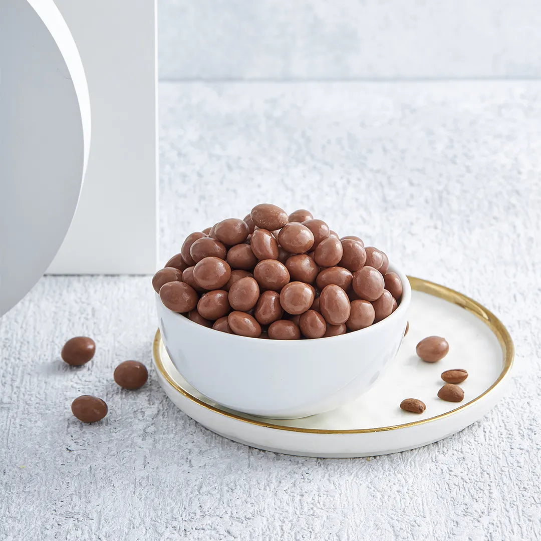 حبوب قهوة بالشوكولا