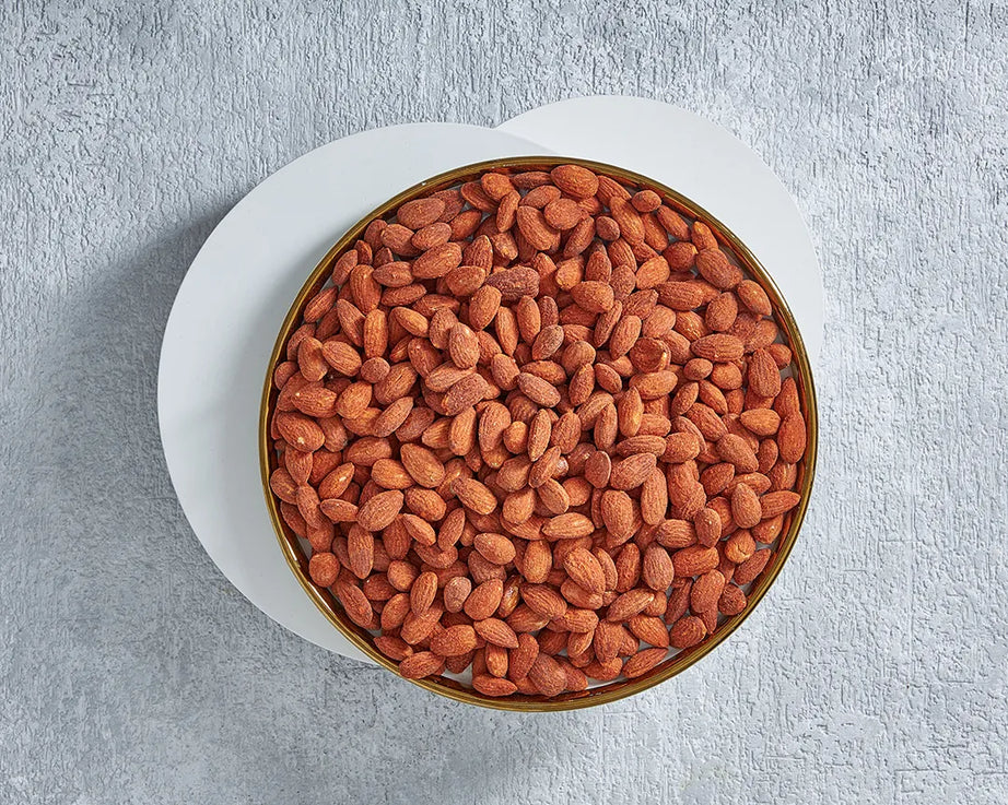 American smoked almonds