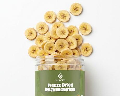 موز مجفف بالتبريد