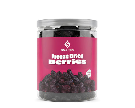 توت مجفف بالتبريد مقرمش بلون زاهٍ – محمصة سناكس (freeze dried berries)
