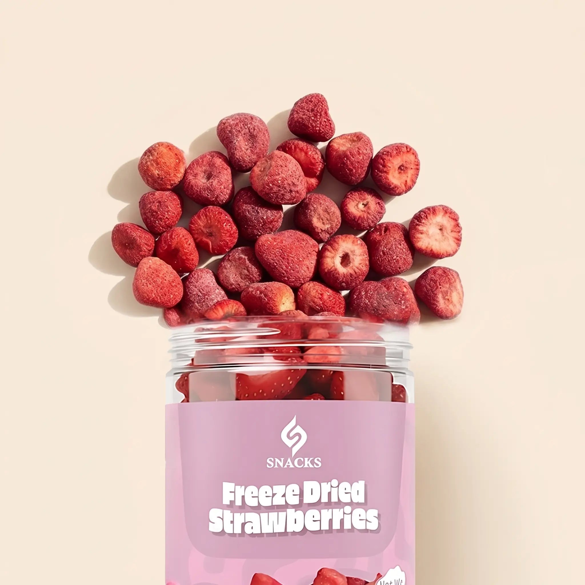 Freeze-Dried Strawberries – Crispy Slices with a Concentrated Flavor, No Added Sugar