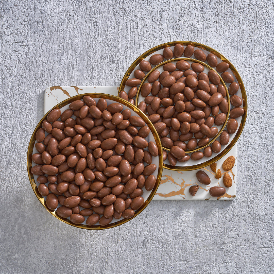 لوز بالشوكولا