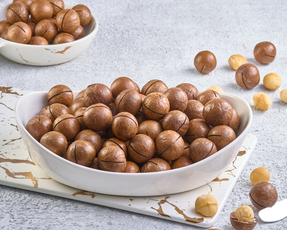 مكاديميا فانيليا بالقشر