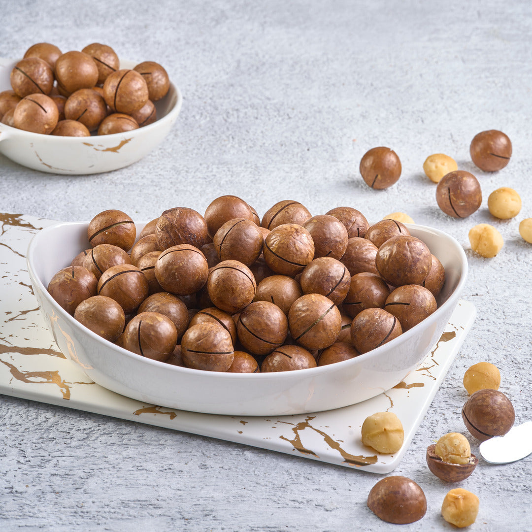 مكاديميا فانيليا بالقشر