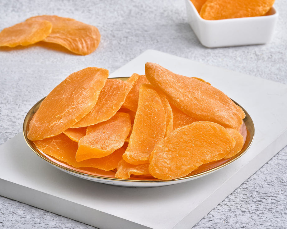 مانجو مجففة بالحرارة شرائح برتقالي